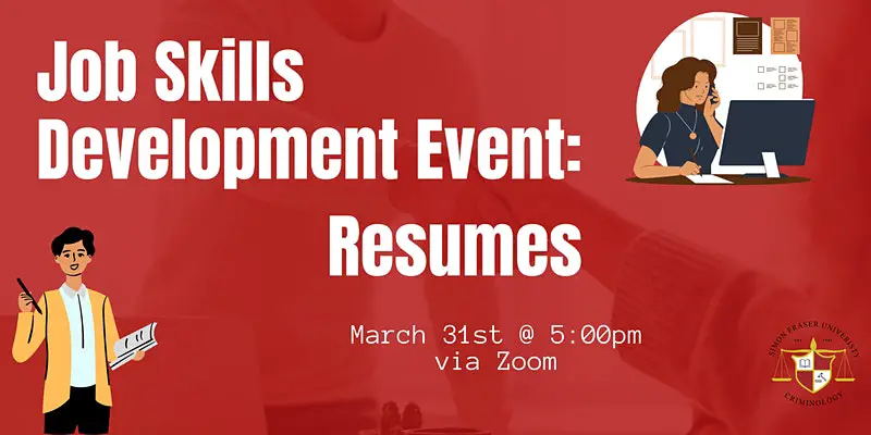 Job Skills Development Event: Resumes