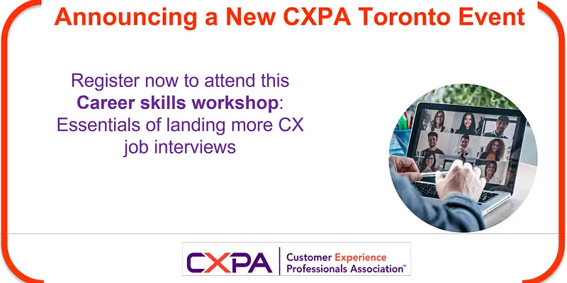 Let's talk about finding a great CX job