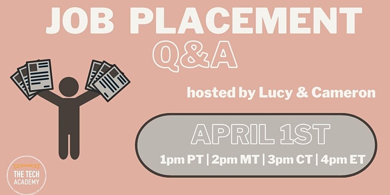 Job Placement Q&A with Lucy and Cameron