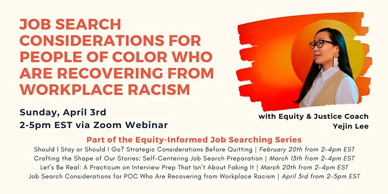Job Search Considerations for POC Who Are Recovering From Workplace Racism