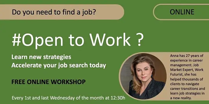 Open To Work - FREE job-search - online workshop