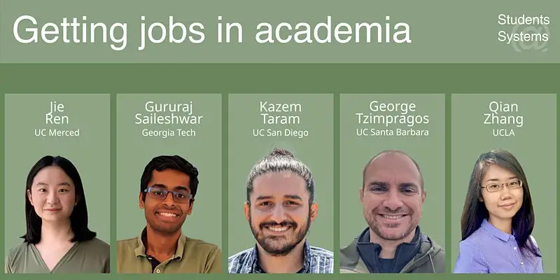 Students@Systems Panel: Getting Job in Academia