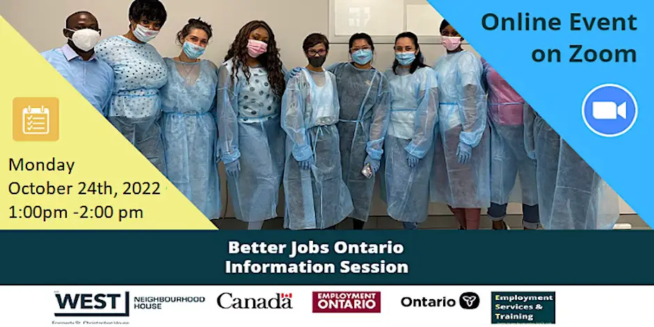 Better Jobs Ontario( Second Career ) Info Session - Oct 24-2022