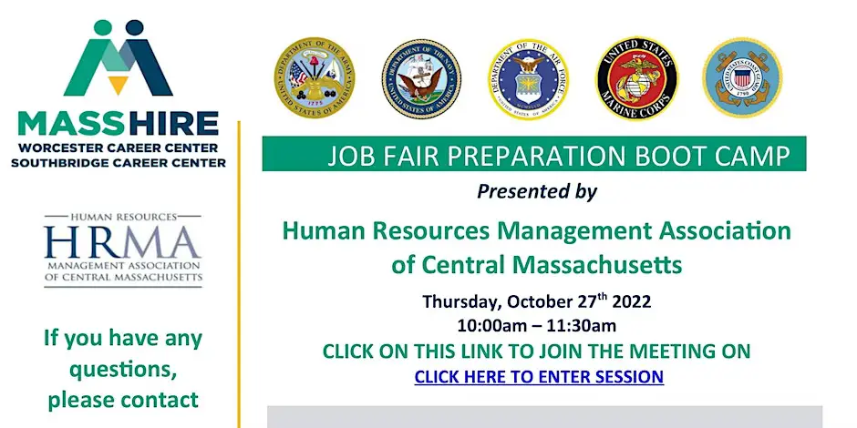 Free Virtual Job Fair Preparation Boot Camp