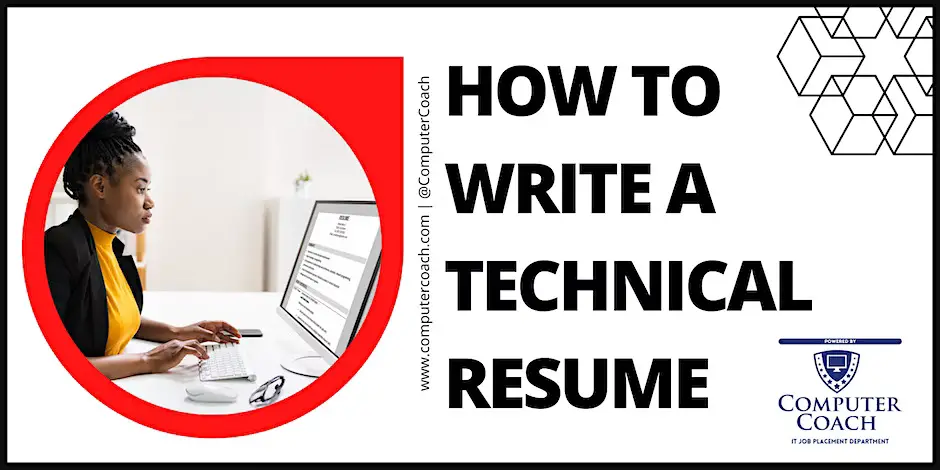 How to Write a Technical Resume