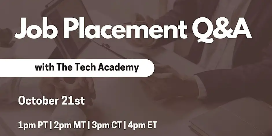 Job Placement Q&A Tech Talk with The Tech Academy