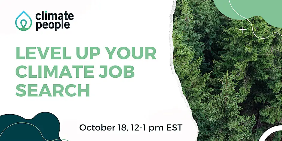 Level Up Your Climate Job Search